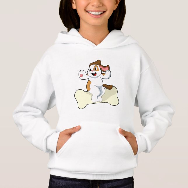 Dog with Bone Hoodie (Front)