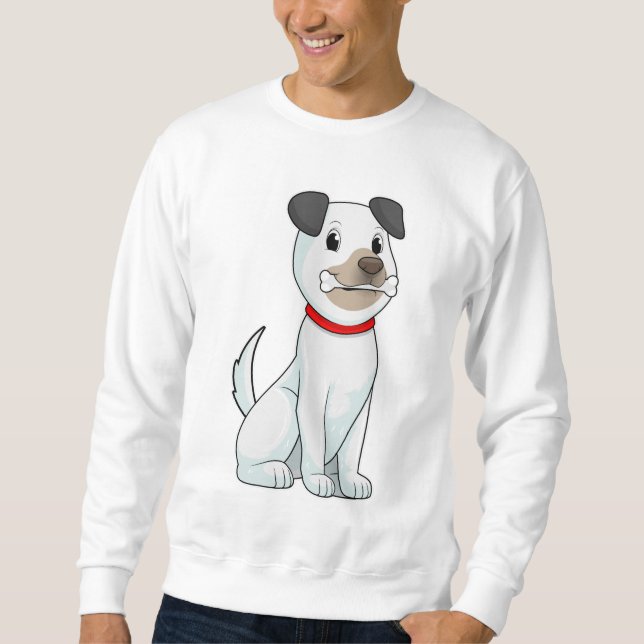 Dog with Bone Sweatshirt (Front)