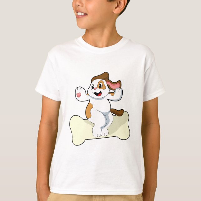 Dog with Bone T-Shirt (Front)