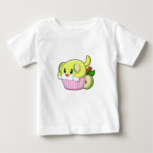 Dog with Cake Baby T_Shirt