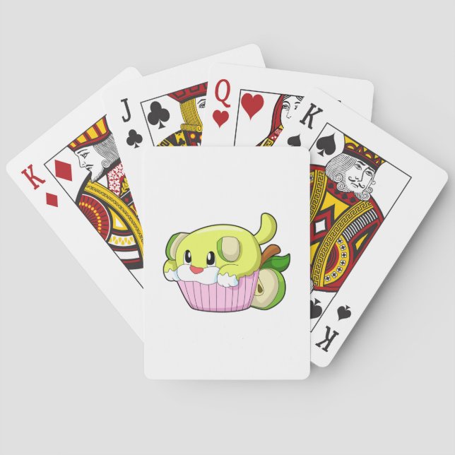 Dog with Cake Poker Cards (Back)