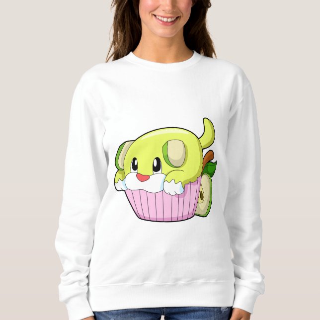 Dog with Cake Sweatshirt (Front)