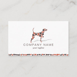 Dog with Circles Business Card