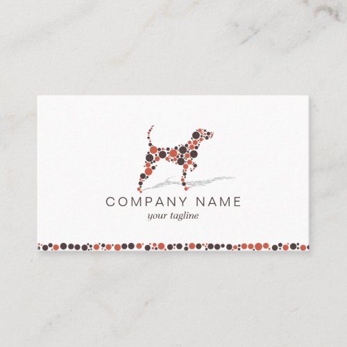 Dog with Circles Business Card