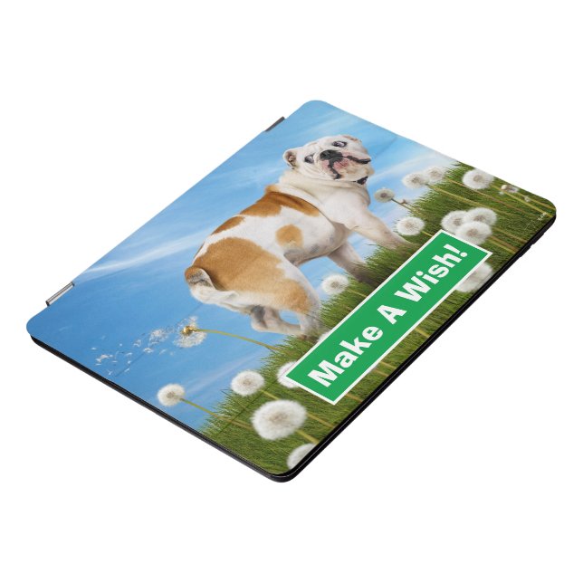 Dog With Dandelion iPad Pro Cover (Side)