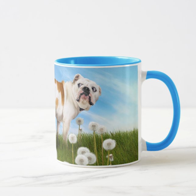 Dog With Dandelion Mug (Right)