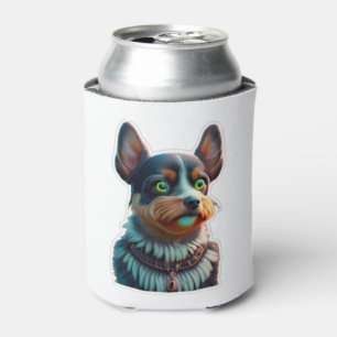 Dog with green eys Classic T-Shirt Can Cooler