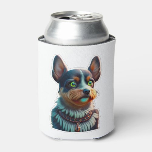 Dog with green eys Classic T_Shirt Can Cooler