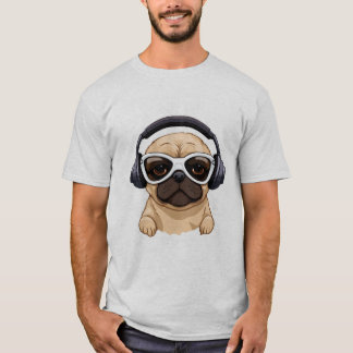 DOG WITH HEADPHONE.JPG T-Shirt