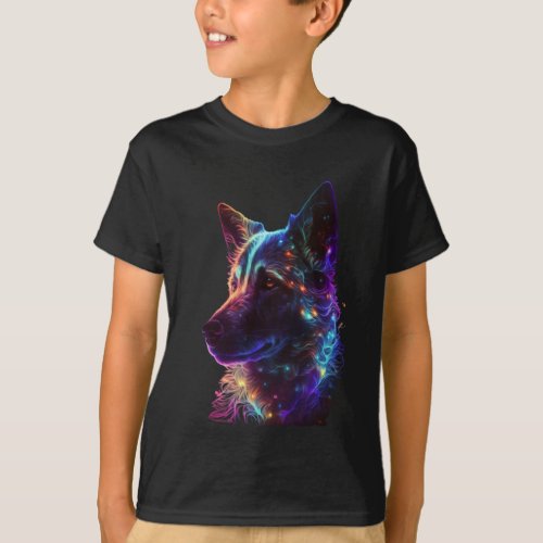 Dog with Radioactive Glow T_Shirt