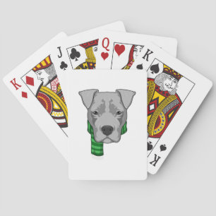 Dog with Scarf Poker Cards