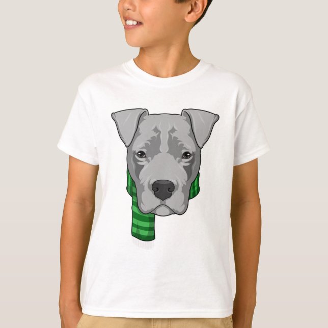 Dog with Scarf T-Shirt (Front)