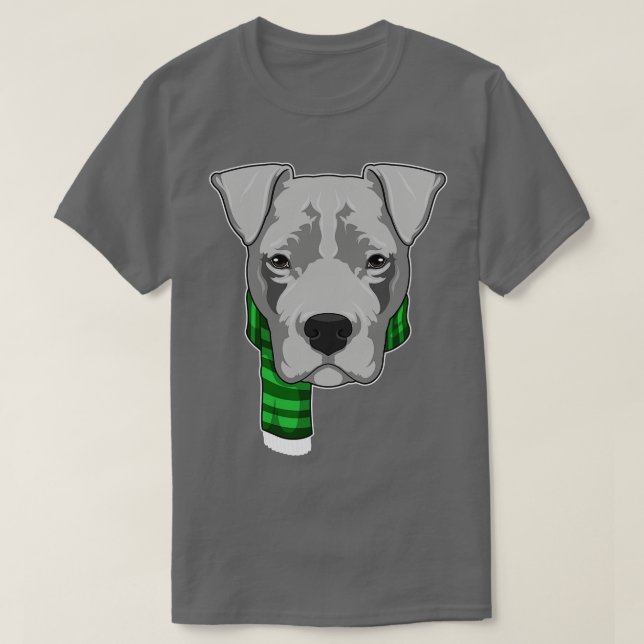 Dog with Scarf T-Shirt (Design Front)