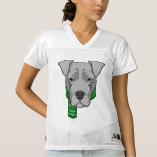 Dog with Scarf Women's Football Jersey