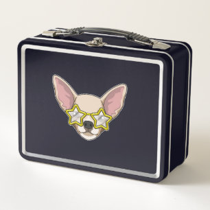 Dog with Sunglasses Metal Lunch Box