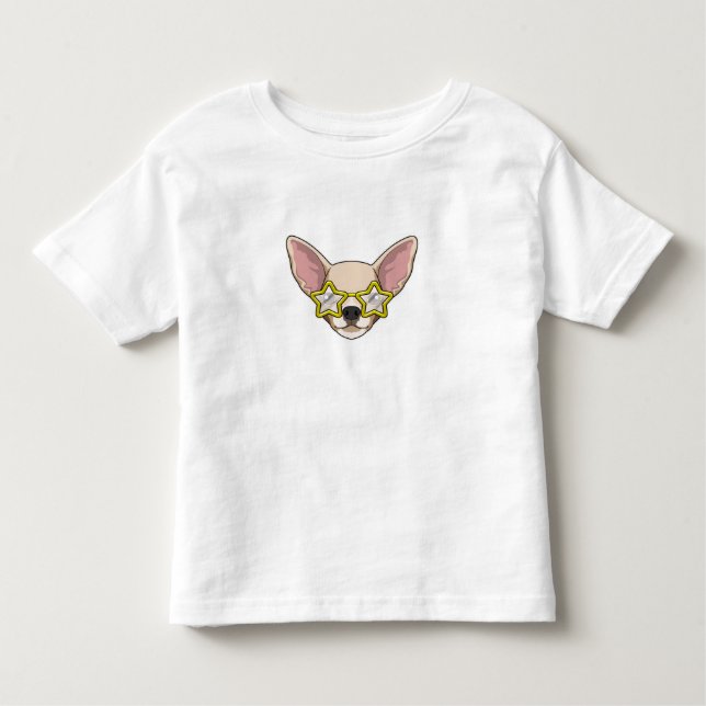 Dog with Sunglasses Toddler T-shirt (Front)