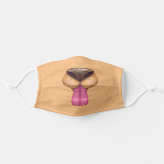 Dog with Tongue Out Adult Cloth Face Mask
