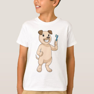 Dog with Toothbrush T-Shirt