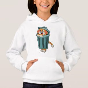Dog with Trashcan Hoodie