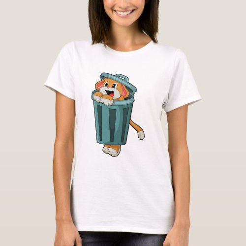 Dog with Trashcan T_Shirt