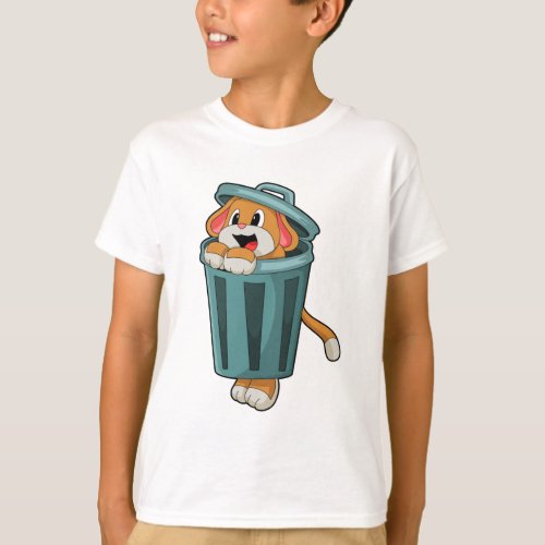 Dog with Trashcan T_Shirt