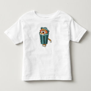 Dog with Trashcan Toddler T-shirt