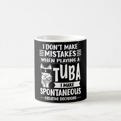 Dog With Tuba Music Tubaist Tubist Tuba Coffee Mug