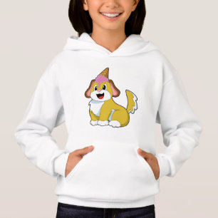 Dog with Waffle ice cream Hoodie
