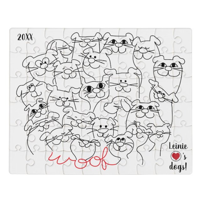 Dog Woof Jigsaw Puzzle (Puzzle Horizontal)