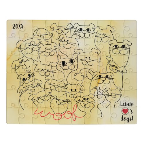 Dog Woof Jigsaw Puzzle