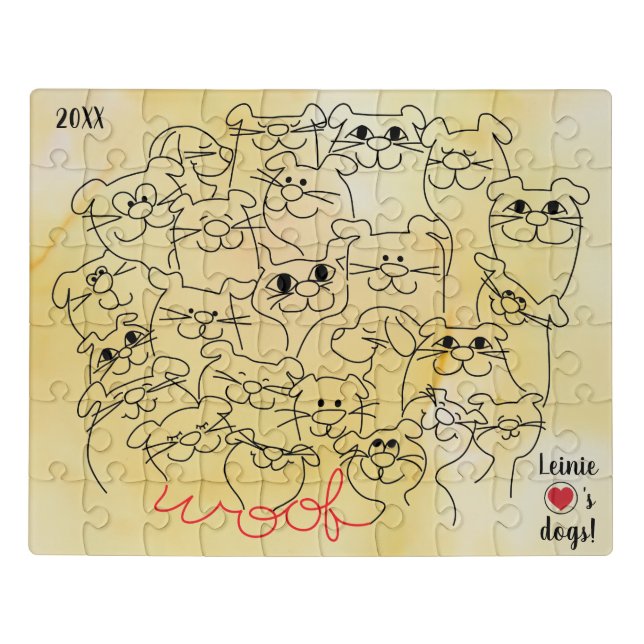 Dog Woof Jigsaw Puzzle (Puzzle Horizontal)