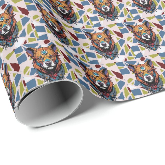 dog wrapping paper (Roll Corner)