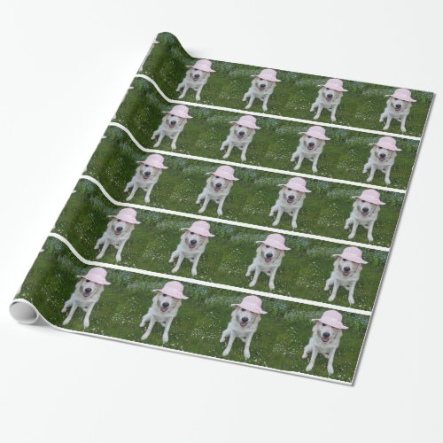 dog wrapping paper your pet on gift wrap