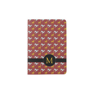 Dog Year Zodiac Birthday Monogram Passport H Holder