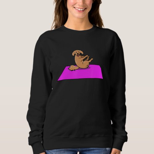 Dog Yoga Golden Retriever 2 Sweatshirt