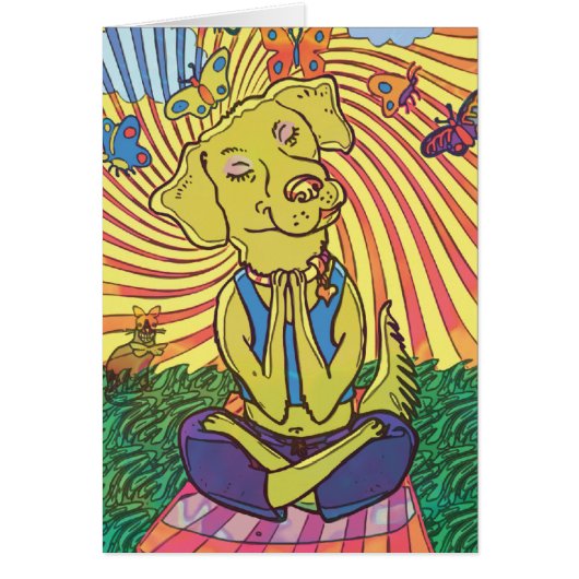 Dog Yoga Namaste Cards (Front)