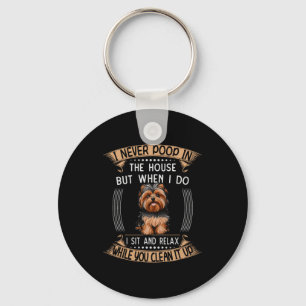 Dog Yorkie O Stuff Pet Dad Price Yorkieo Pupes Com Keychain