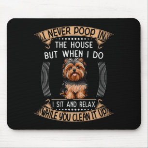 Dog Yorkie O Stuff Pet Dad Price Yorkieo Pupes Com Mouse Pad