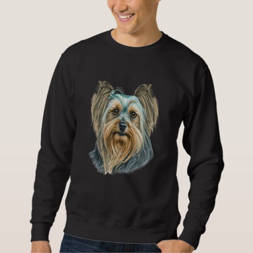Dog Yorkshire Terrier Mom 1 Sweatshirt