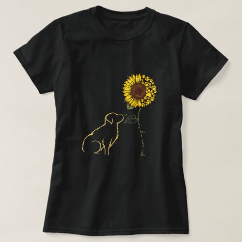 Dog You Are My Sunshine Dog Lovers Sunlower T_Shirt