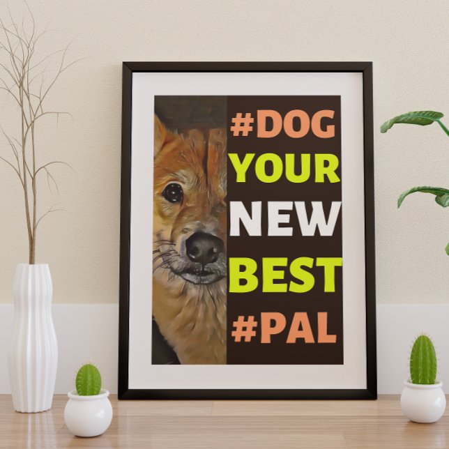 #Dog, your New Best #Pal ...Shiba Inu Poster (Creator Uploaded)