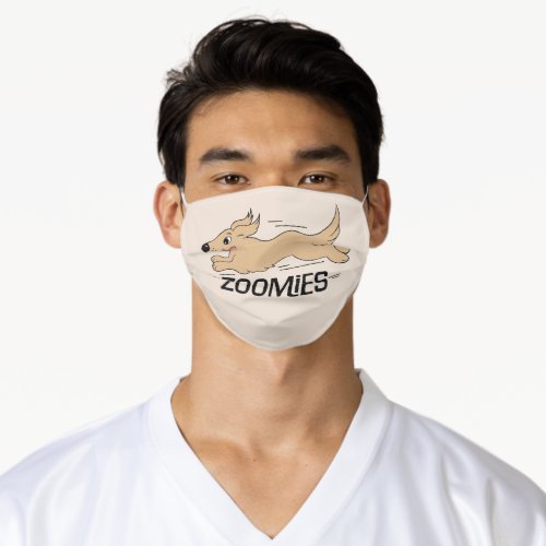 Dog Zoomies Adult Cloth Face Mask
