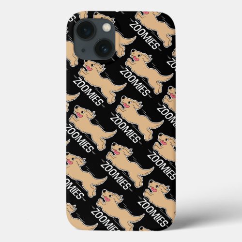 Dog Zoomies Funny iPhone 13 Case