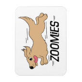 Dog Zoomies Funny Magnet (Vertical)