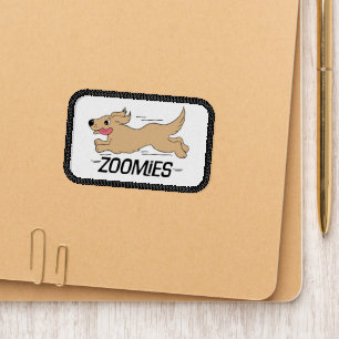 Dog Zoomies Funny Patch