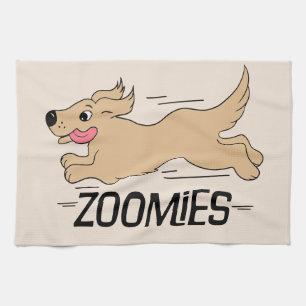 Dog Zoomies Kitchen Towel