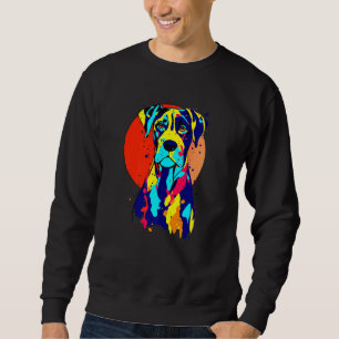 Dogbreed Great Dane Pop Colorful Sweatshirt