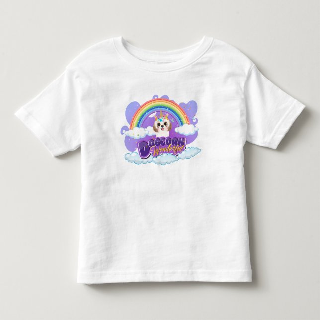 Dogcorn wonderful toddler t-shirt (Front)