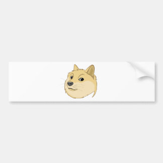 Doge Bumper Sticker