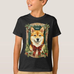 Doge Christmas Swea Shiba Inu Mens Long  T-Shirt